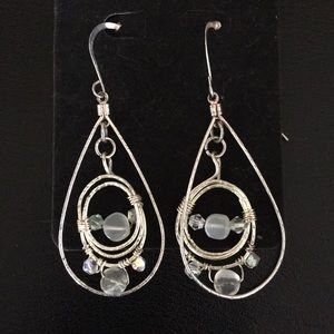 Moonstone earrings